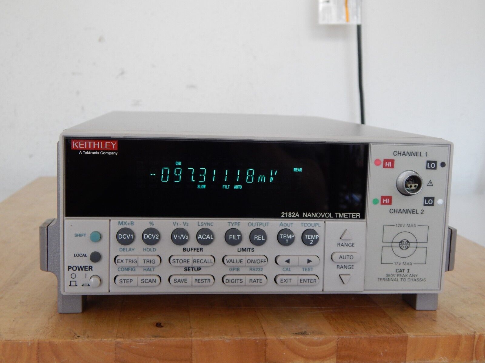 Keithley 2182A Dual Channel Digital Nanovoltmeter warranty NIST Cal w/data (4) Keithley 2182A Dual Channel Digital Nanovoltmeter warranty NIST Cal w/data (4)
